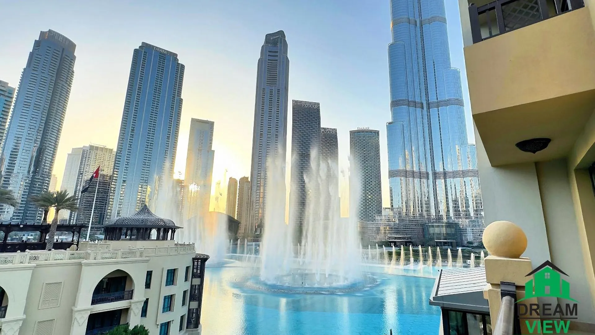 Full View Burj Khalifa And Fountains -Souk Al Bahar- Dream View Holiday Home Rental Dubai