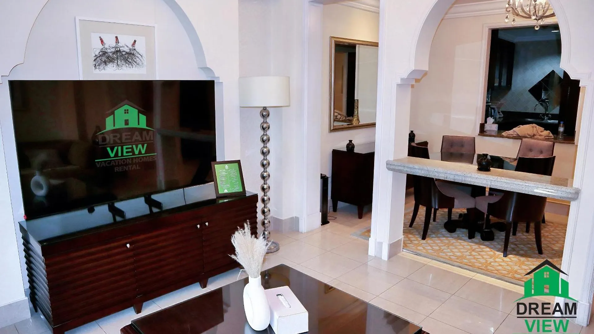 Full View Burj Khalifa And Fountains -Souk Al Bahar- Dream View Holiday Home Rental Dubai United Arab Emirates