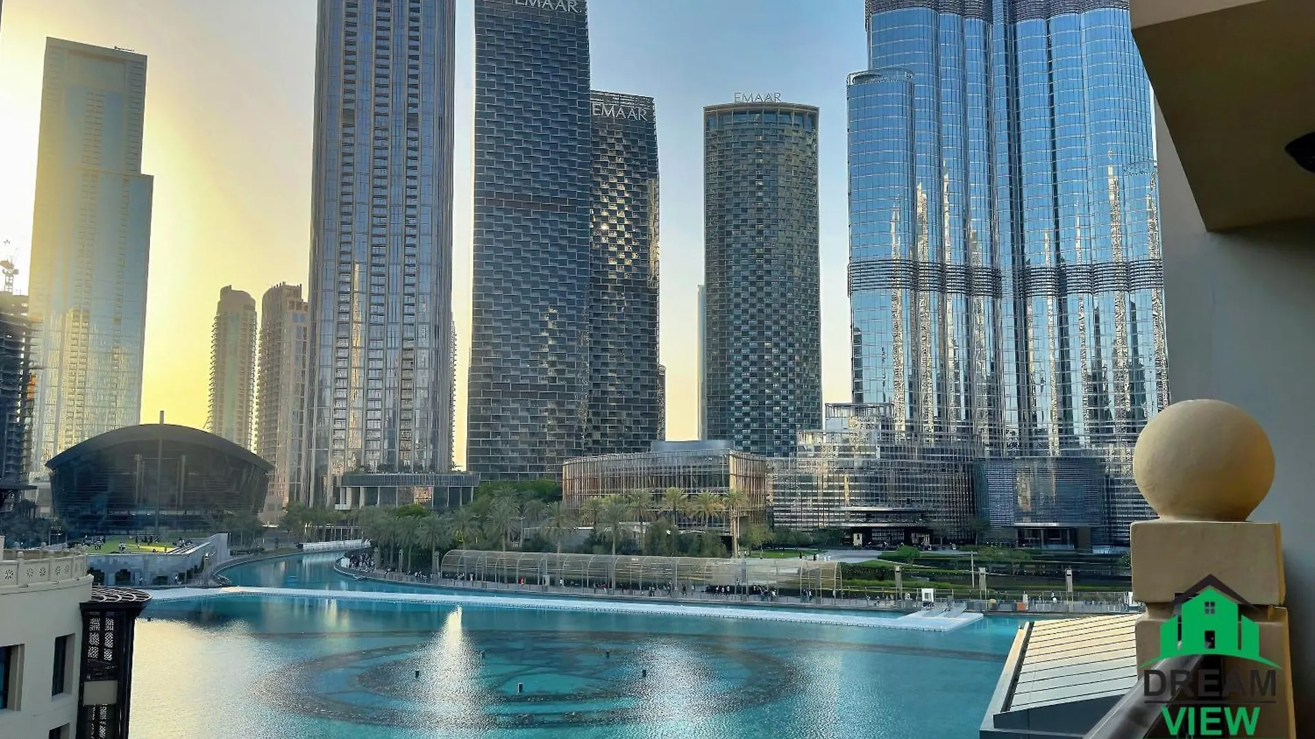 Full View Burj Khalifa And Fountains -Souk Al Bahar- Dream View Holiday Home Rental Dubaj 0*,