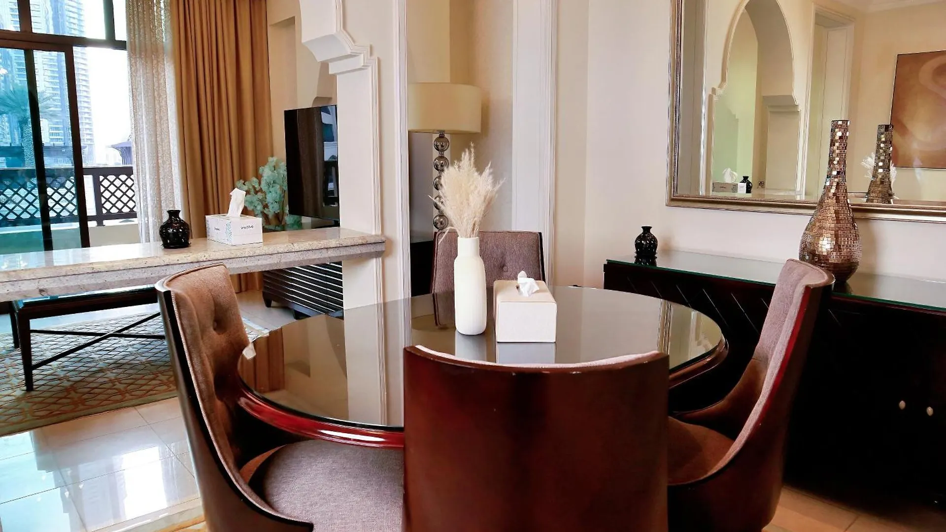 Full View Burj Khalifa And Fountains -Souk Al Bahar- Dream View Holiday Home Rental Dubai 0*,