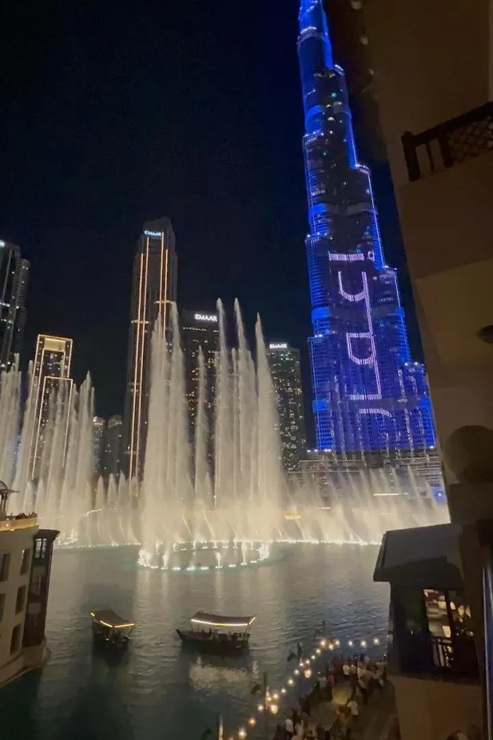 Full View Burj Khalifa And Fountains -Souk Al Bahar- Dream View Holiday Home Rental Dubaj Apartmán